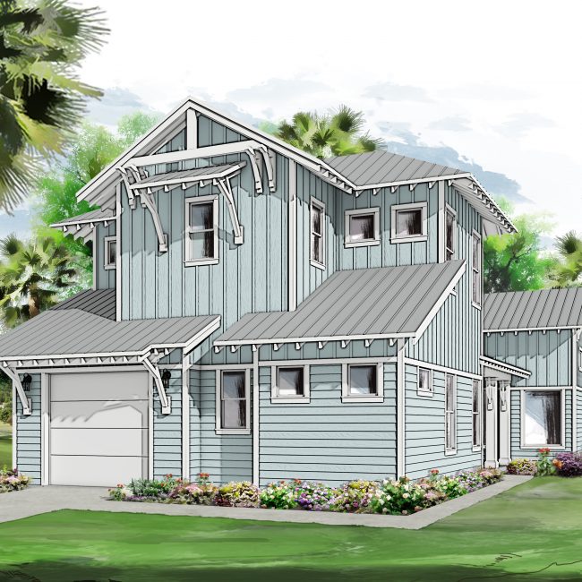Osprey Canal Cottage Rendering Unit A
